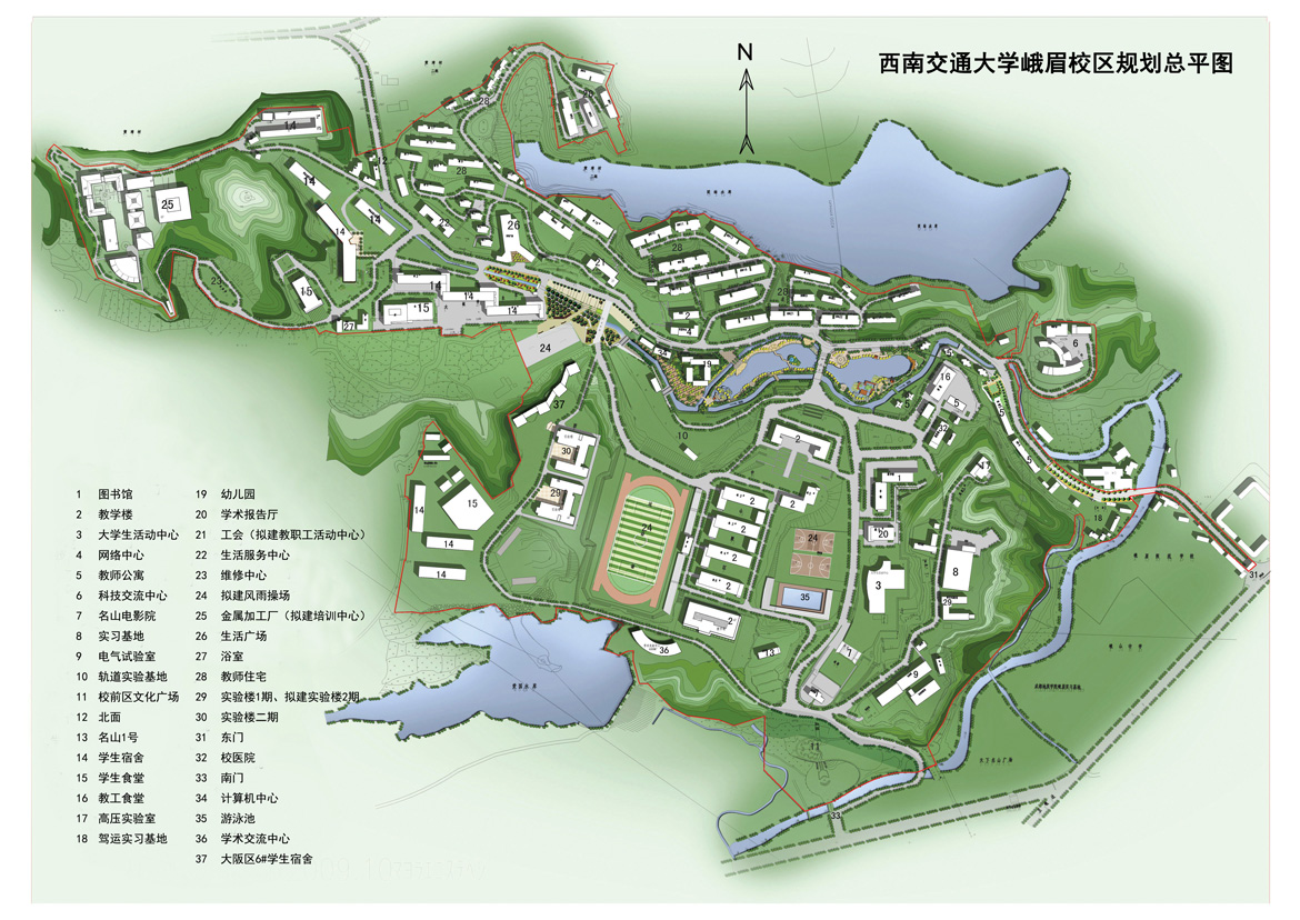 西南大学校园地图简图,西南大学校园,重庆西南大学_大山谷图库